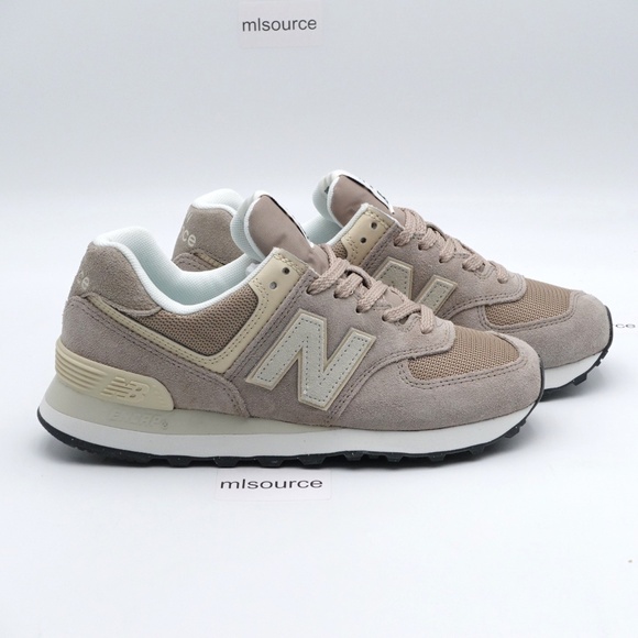 NEW New Balance 574 Sneakers U574WO2 Beige/Off White - Picture 3 of 6